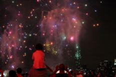Macy's fireworks, 2015.